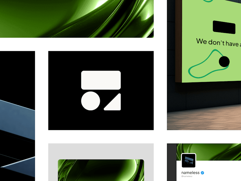 Cover image for nameless — Brand & Motion Design