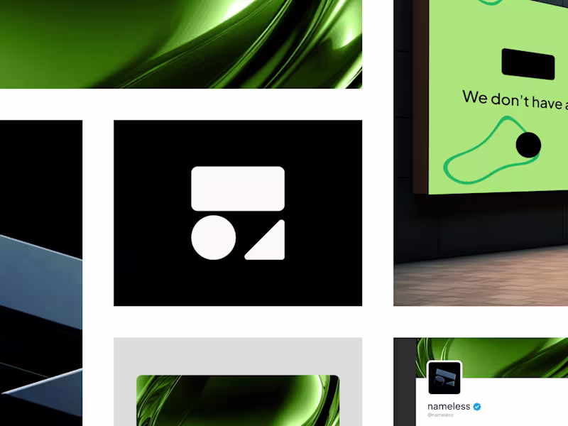 Cover image for nameless — Brand & Motion Design
