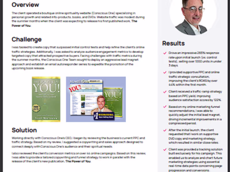 Cover image for 283% Response Rate and #1 Ranking on Barnes & Noble and Amazon 