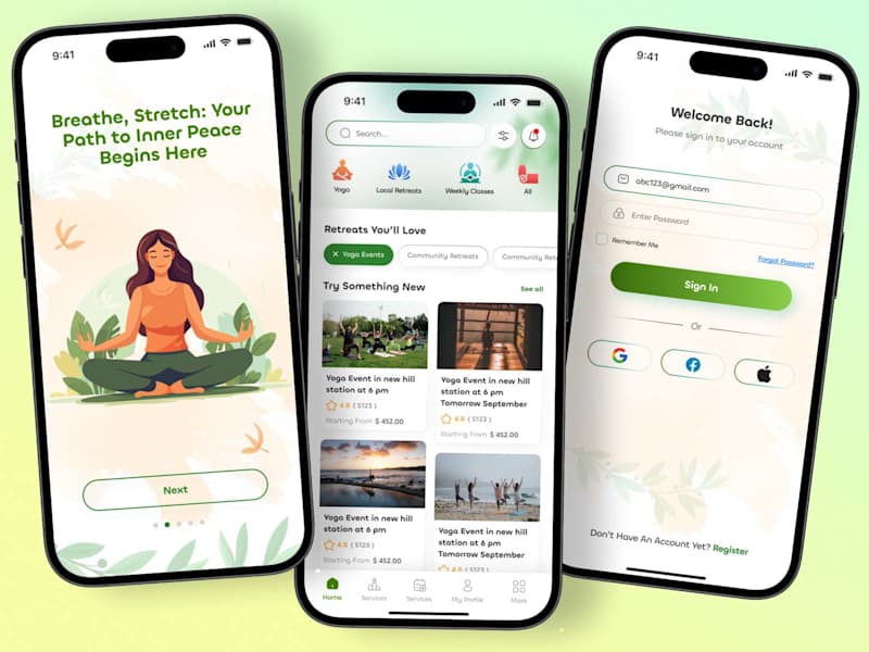 Cover image for Yoga & Community Building App Design