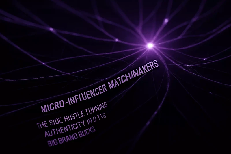 Cover image for Micro-Influencer Matchmakers: The Side-Hustle Turning Authenticity Into Big Brand Bucks