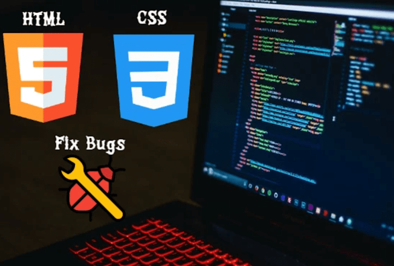 Cover image for I will edit html, css and bootstrap code