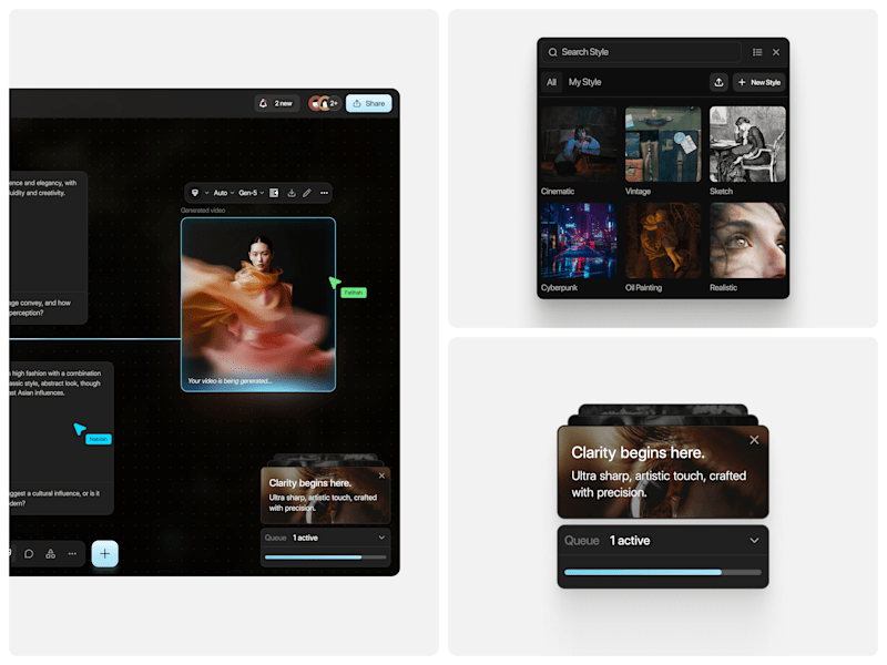 Cover image for AI Image Generator Dashboard