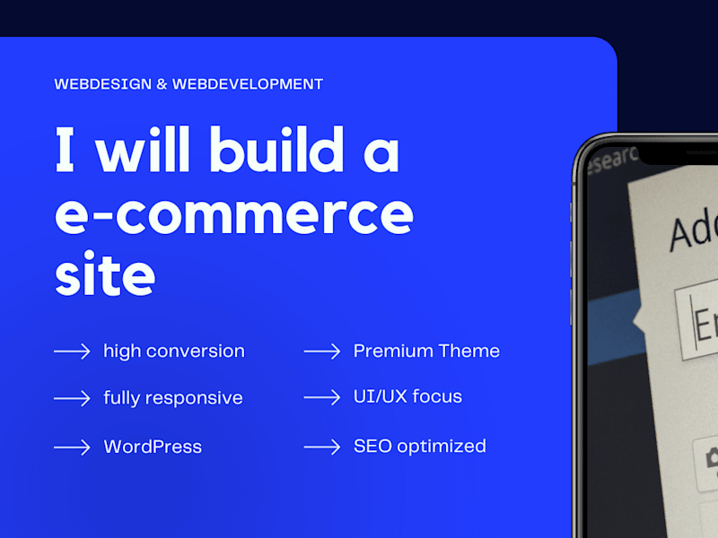 Cover image for Custom E-commerce Website Development Services