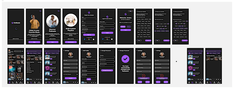 Cover image for GoMusic-Music Player UI