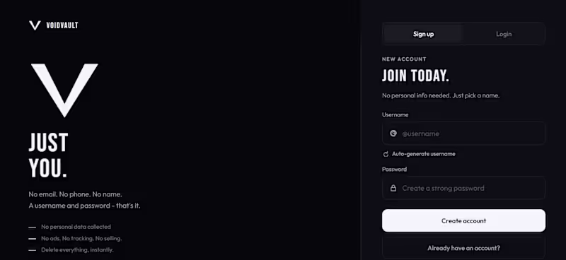 Cover image for VoidVault — Serverless Social Platform
Production-grade