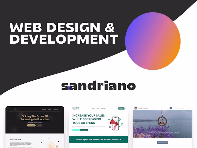 Cover image for Conversion-focused website design and development