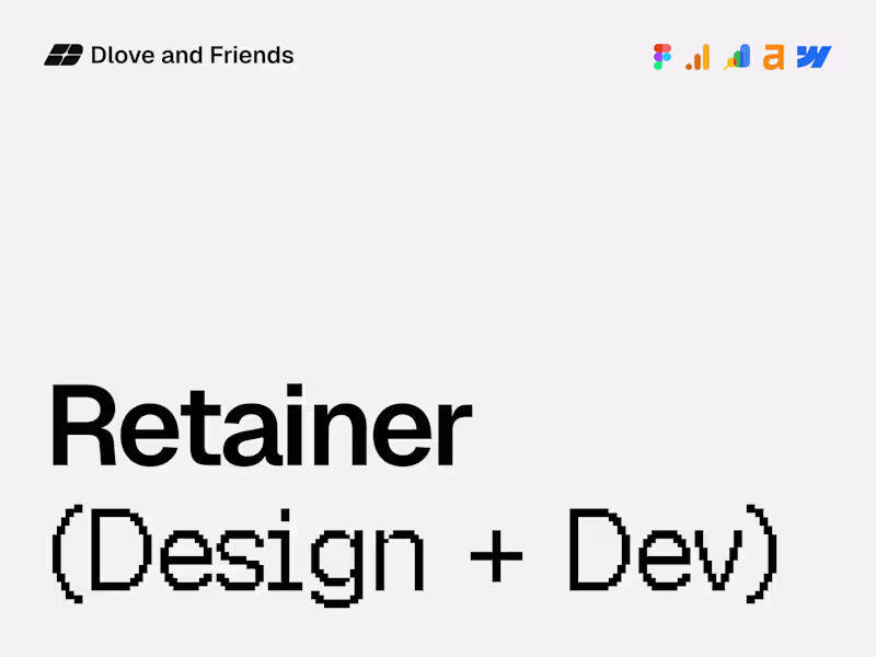 Cover image for Retainer - Design and Development Services 🤝