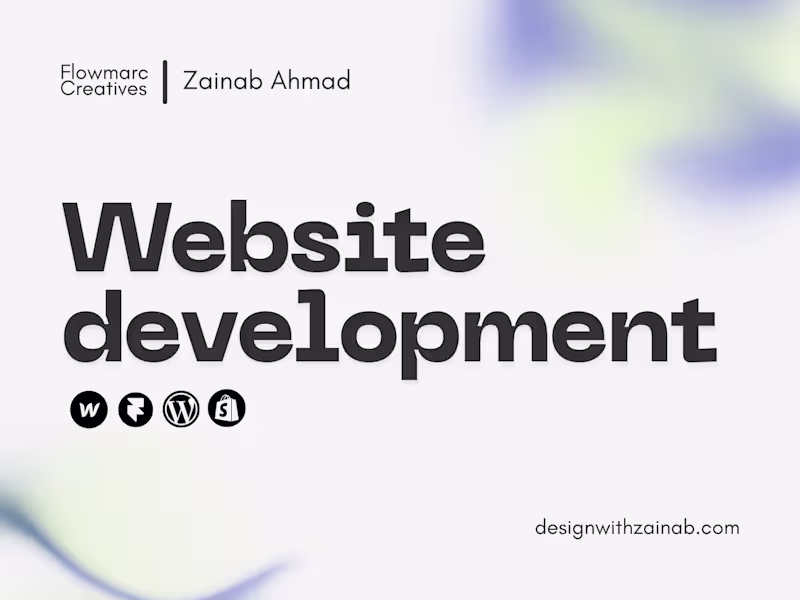 Cover image for Website Development