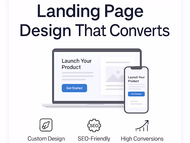 Cover image for Landing Page / Website Design (High Converting)