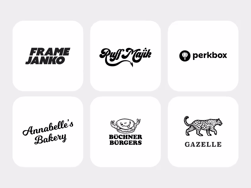 Cover image for Logo design for various clients