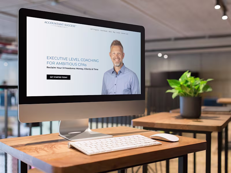 Cover image for Accountant Success Formula Kajabi Migration & Redesign