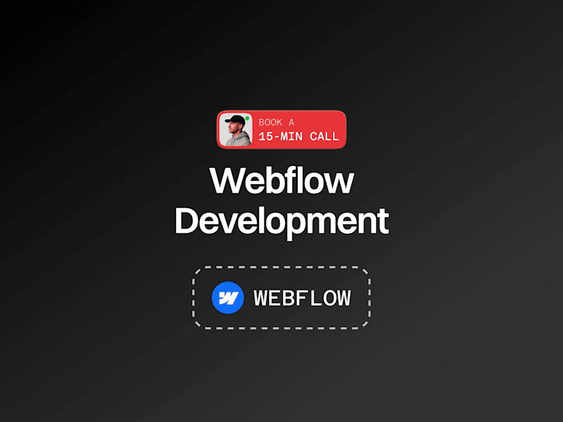Cover image for Webflow Development
