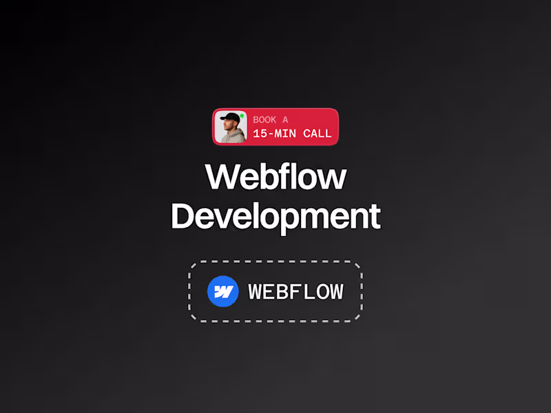Cover image for Webflow Development