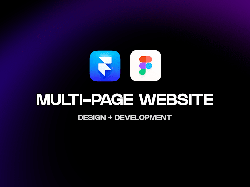 Cover image for Multi-Page Website in Framer (Design + Development)
