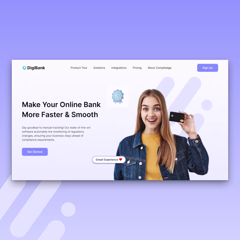 Cover image for Digibank- Digital banking website