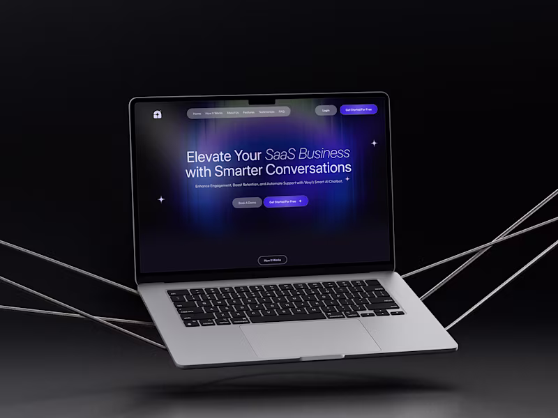 Cover image for Ai Chatbot Landing Page Design