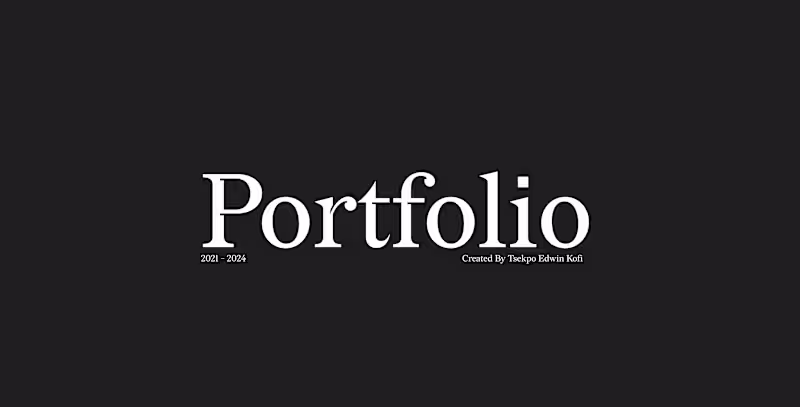 Cover image for Portfolio [2024]