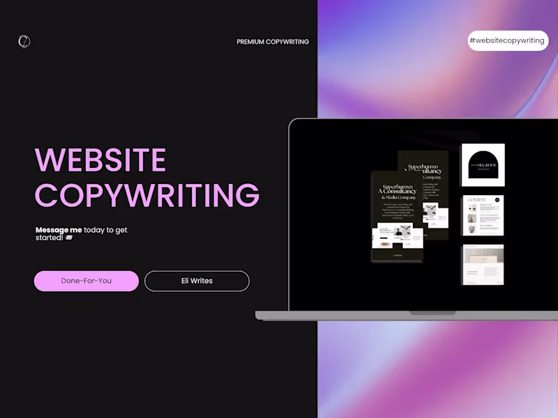 Cover image for Website Copywriting 🚀