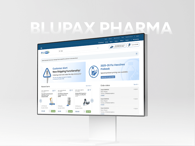 Cover image for Ui/Ux Design for BluPax Web App