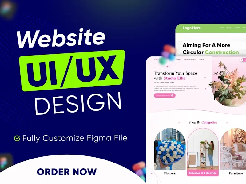 Cover image for Website Ui/Ux Design