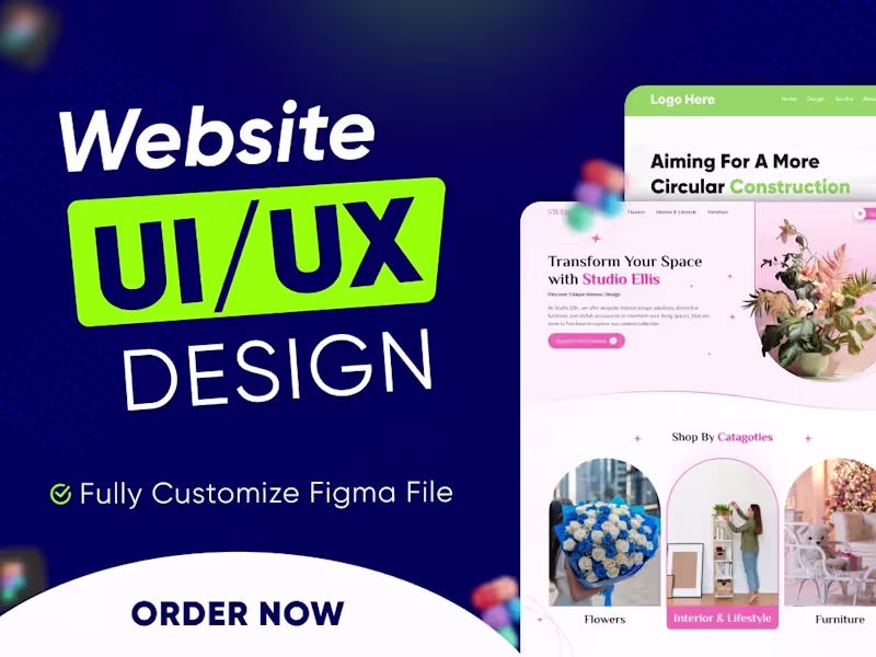 Cover image for Website Ui/Ux Design