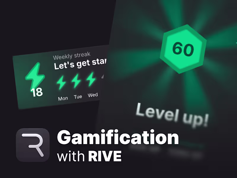 Cover image for Gamification design with Rive