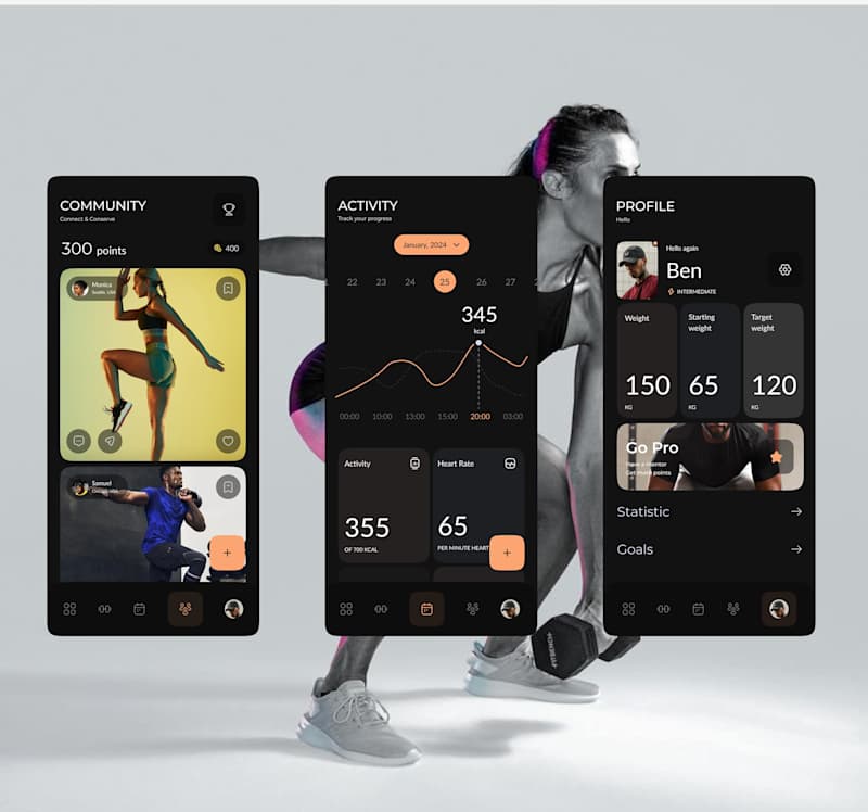 Cover image for A Fitness App to support individuals achieve their fitness goal.