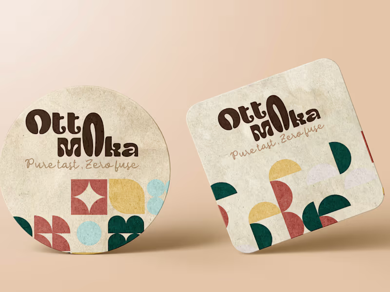 Cover image for OTTO MOKA Coffee Brand | Brand Identity Design & Visual Design