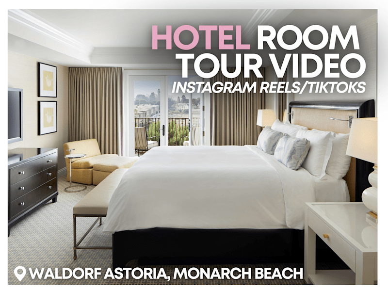 Cover image for Hotel Room Tour - Coastal Luxury Promotion for Waldorf Astoria