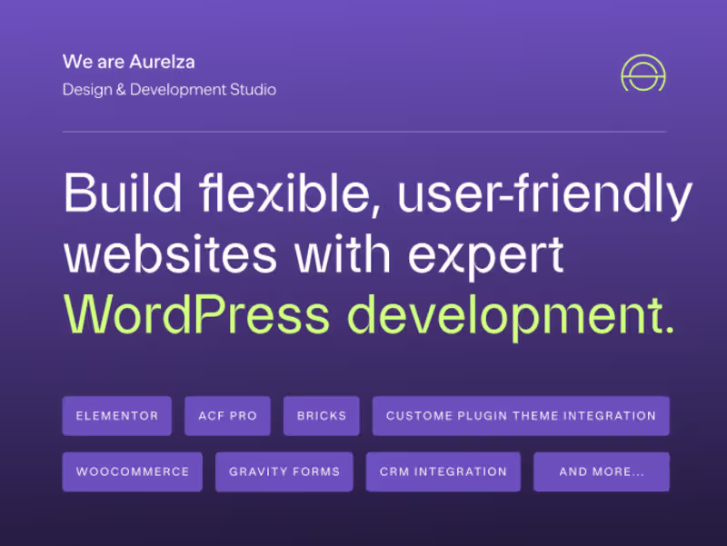 Cover image for Fully Functional WordPress Website