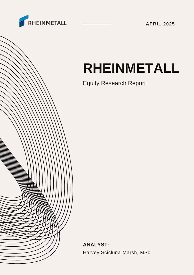 Cover image for Equity Research Report: Rheinmetall