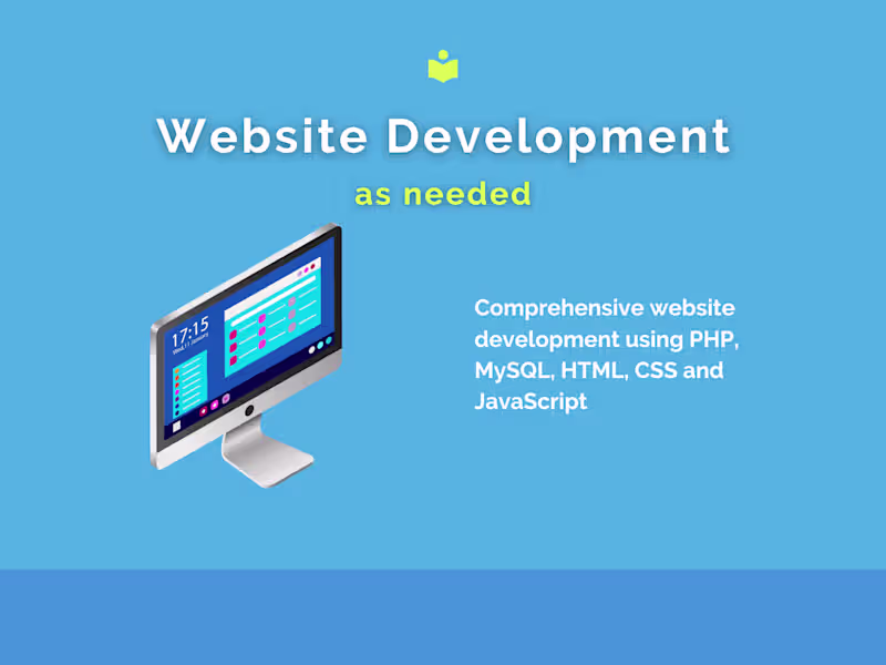 Cover image for Dynamic Websites with PHP, MySQL, HTML, CSS and JavaScript