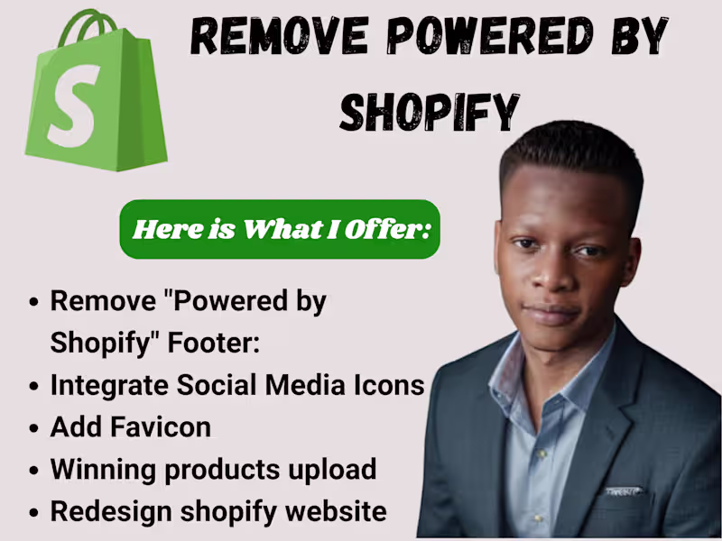 Cover image for Remove Powered by Shopify