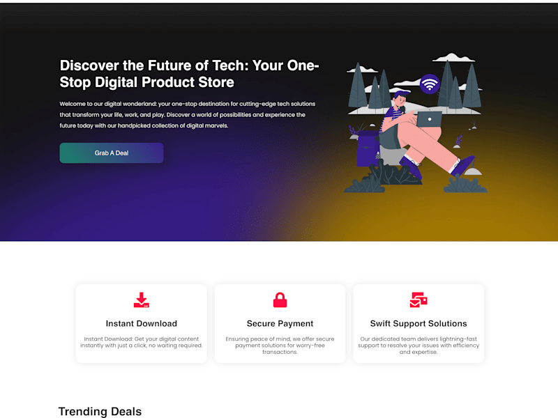 Cover image for Digital Product Store