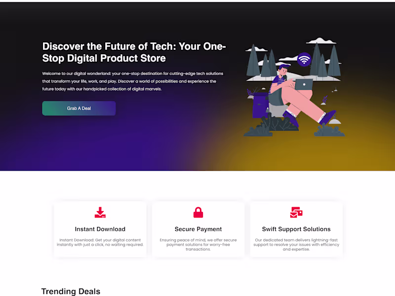Cover image for Digital Product Store