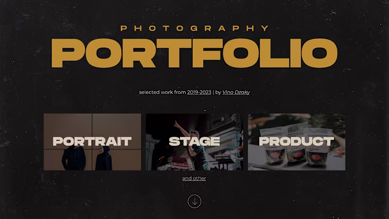 Cover image for Photography Portfolio - Vino Dzaky :: Behance