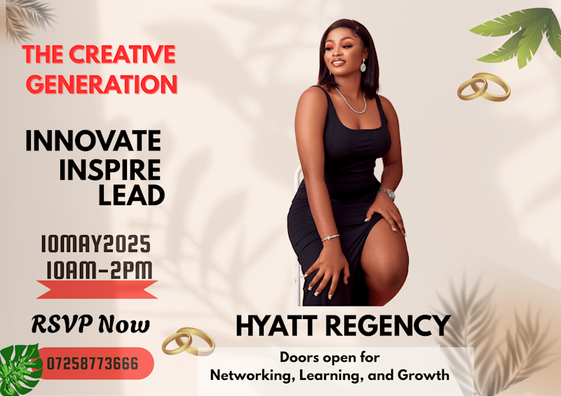 Cover image for Elegant Canva Event Poster Design for "The Creative Generation"