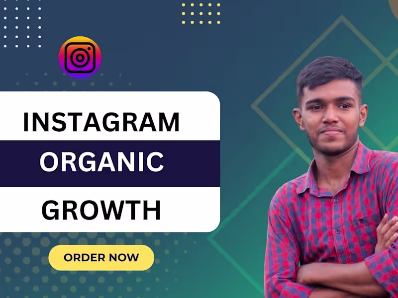 Cover image for  I will organic Marketing & Growth hacking for social media