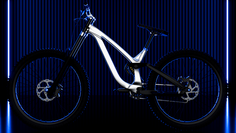 Cover image for Mountain Bicycle 3D render and animation Project.