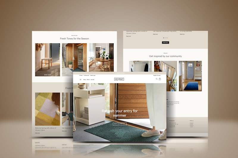 Cover image for HEYMAT E-COMMERCE WEBSITES | WORDPRESS WEBSITES