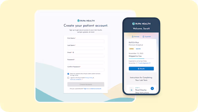 Cover image for Rupa Health Patient Portal