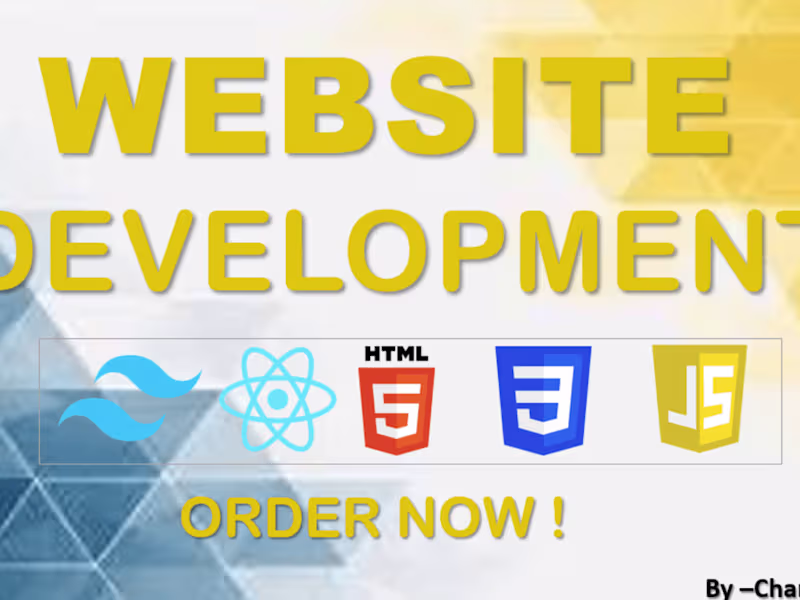 Cover image for WEBSITE DEVLOPMENT