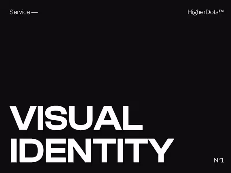 Cover image for Visual Identity.