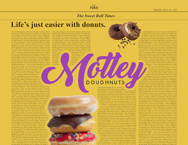 Cover image for Motley Doughnuts | Brand Packaging Design 