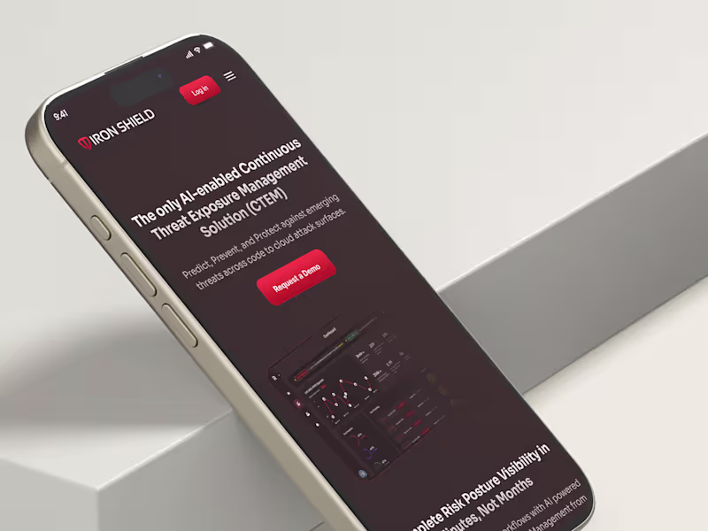 Cover image for Ironsheild - Cybersecuirty Design + Development
