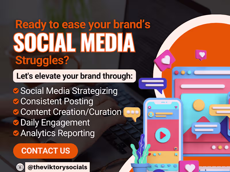 Cover image for Full-on Social Media Management Service