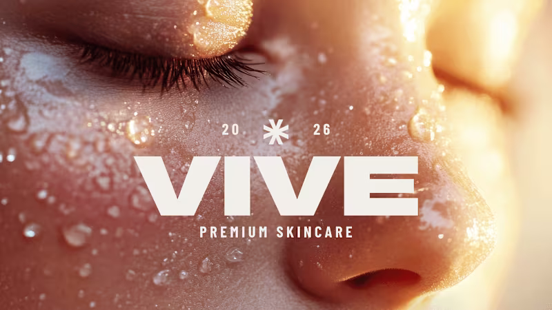 Cover image for Vive - Skincare Brand identity