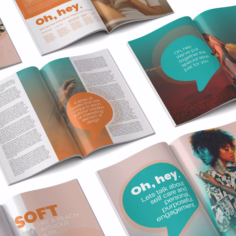 Cover image for Magazine + Print Layout Design