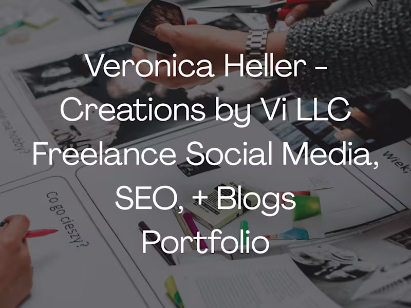Cover image for Social Media, SEO, + Blogs Freelancer Portfolio